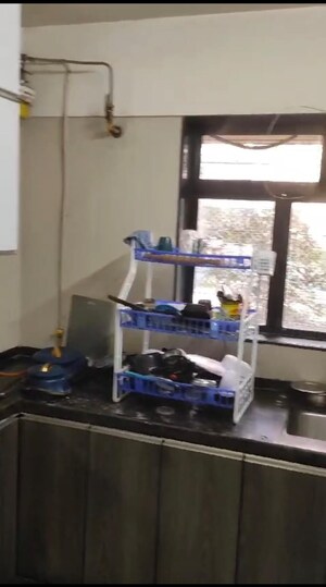 Kitchen in 1 BHK Apartment at Riddhi Garden, Malad East – for Rent