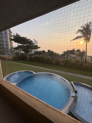 Swimming Pool in 3 BHK Apartment at Sterling Seaface, Worli – for Rent