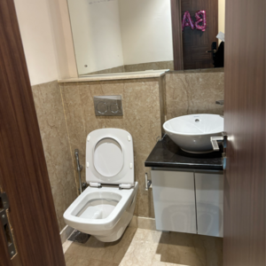 Bathroom in 3 BHK Apartment at Ambience Tivertone, Sector 50 – for Rent