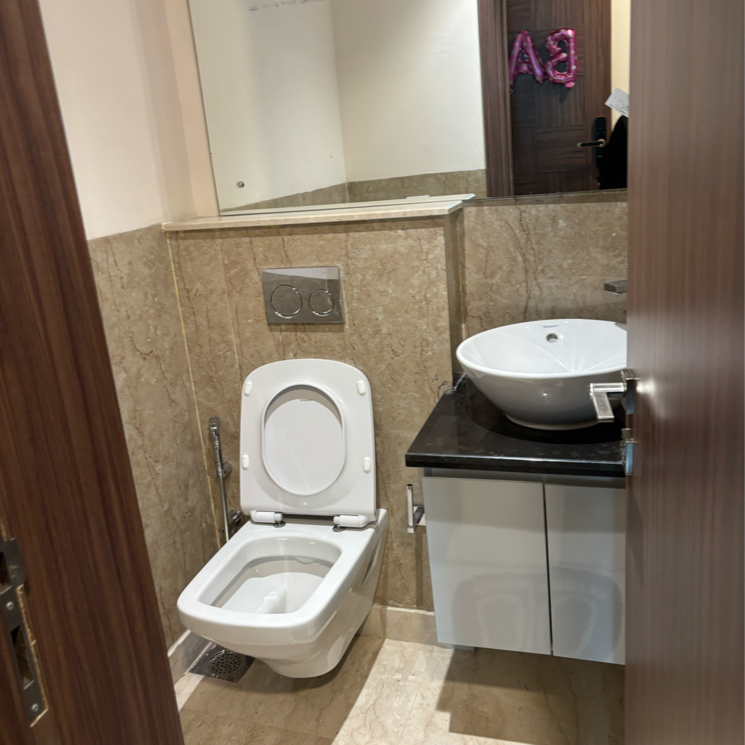 Bathroom, ambience-tivertone 3 Bedroom 2548 Sq.Ft. Apartment In Sector 50 Noida 9596628