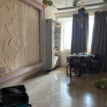 Living Room in 3 BHK Apartment at Ambience Tivertone, Sector 50 – for Rent