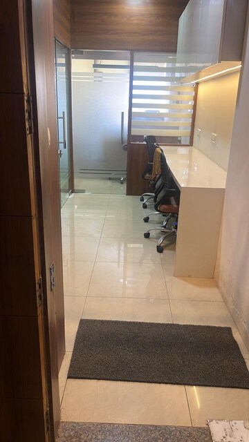 Bathroom in  Office Space at Goyal Titanium Business Park, Makarba – for Rent