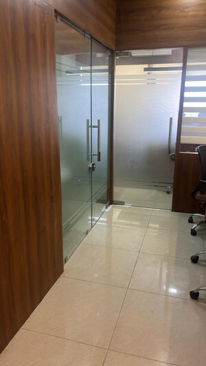 Bathroom in  Office Space at Goyal Titanium Business Park, Makarba – for Rent