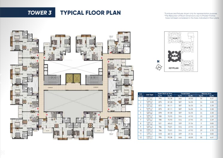 Floor Plan, salarpuria-sattva-ashraya 2 Bedroom 785 Sq.Ft. Apartment In Bidadi Bangalore 9596657