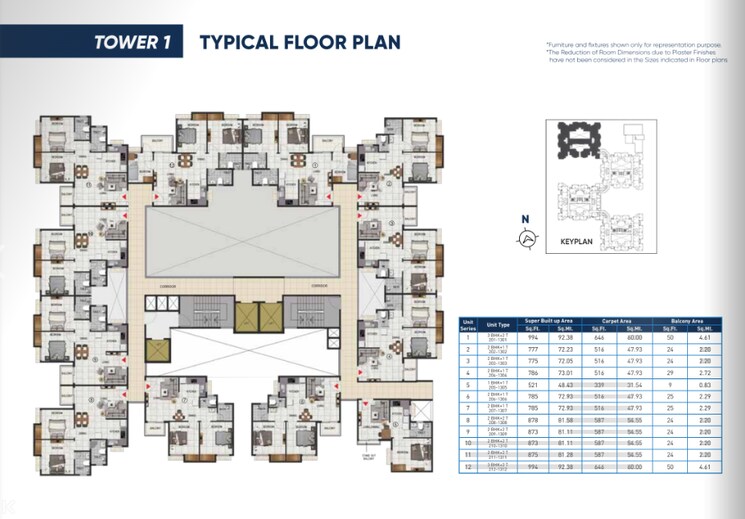 Floor Plan, salarpuria-sattva-ashraya 2 Bedroom 785 Sq.Ft. Apartment In Bidadi Bangalore 9596657