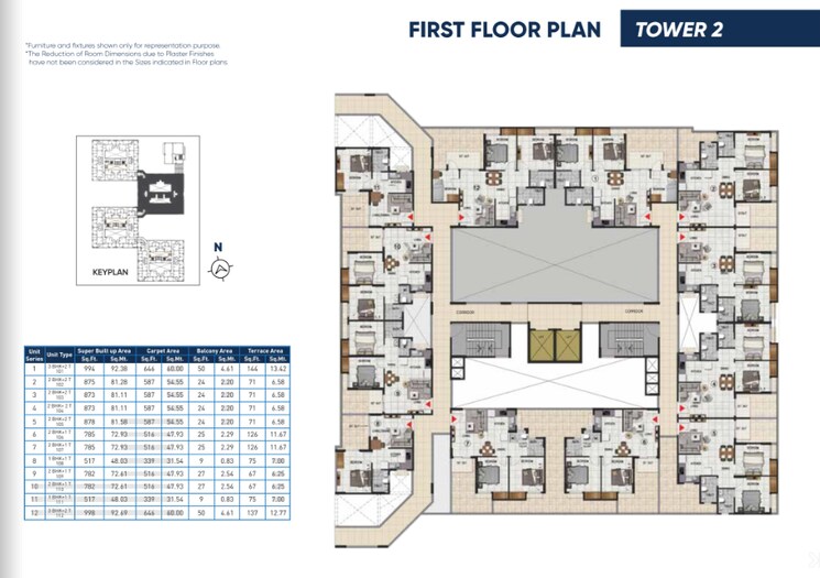 Floor Plan, salarpuria-sattva-ashraya 2 Bedroom 785 Sq.Ft. Apartment In Bidadi Bangalore 9596657