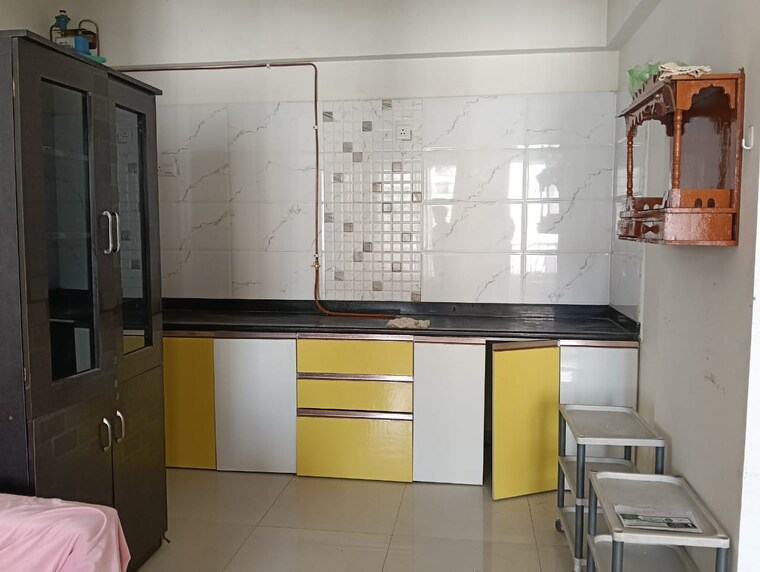 Kitchen, jhamtani-vision-ace-phase-1 1 Bedroom 450 Sq.Ft. Apartment In Tathawade Pune 9596841