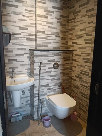 Bathroom in 1 BHK Apartment at Jhamtani Vision Ace Phase 1, Tathawade – for Rent