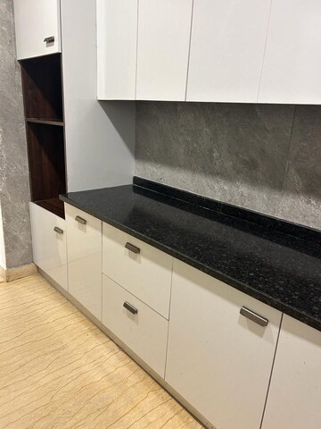 Kitchen in 3 BHK Builder Floor at Ansal Sushant Lok I, Sector 43 – for Rent