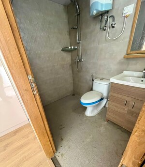 Bathroom in 4 BHK Apartment at Railway Officers RPF Society, Sector 9a – for Rent