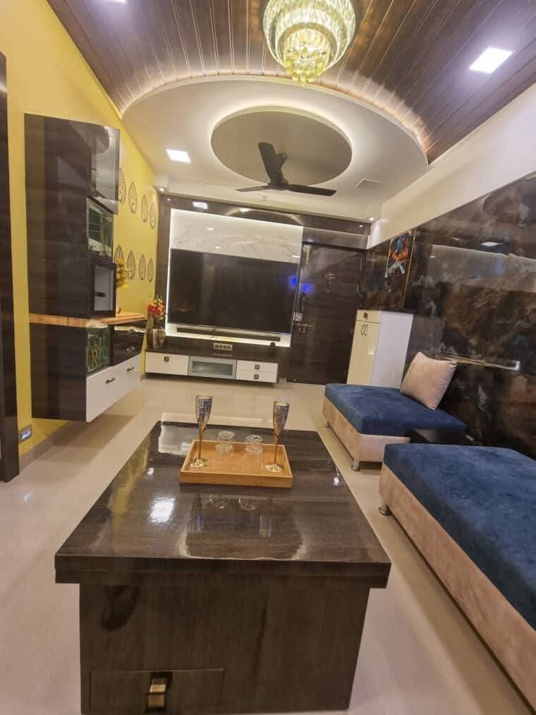 Living Room, shapoorji-pallonji-sarova-complex 2 Bedroom 602 Sq.Ft. Apartment In Kandivali East Mumbai 9597101