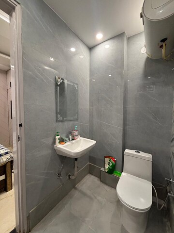 Bathroom in 4 BHK Builder Floor at Uttam Nagar – for Rent