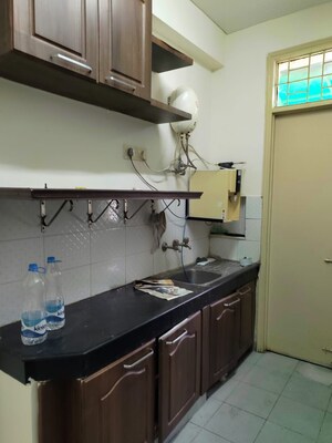 Kitchen in 3 BHK Builder Floor at Unitech South City II, Sector 50 – for Rent
