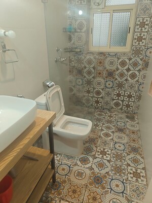 Bathroom in 2 BHK Apartment at Anjuna – for Rent