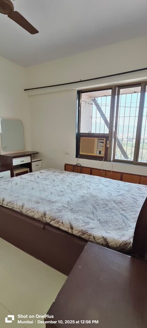 Bedroom in 1 BHK Apartment at Ajmera Odyessey Apartment, Bhakti Park – for Rent