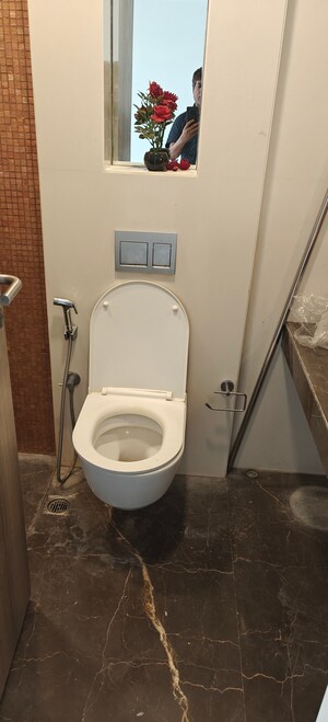 Bathroom in 3 BHK Apartment at Worli – for Rent