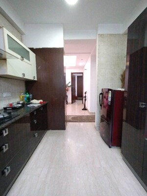 Kitchen in 3 BHK Builder Floor at Chittaranjan Park – for Sale