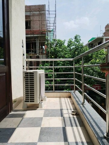 Balcony in 3 BHK Builder Floor at Chittaranjan Park – for Sale