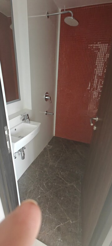 Bathroom in 3 BHK Apartment at Lodha The Park Side, Worli – for Rent