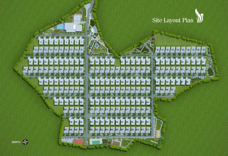 Master Plan, eipl-la-paloma-villas 4 Bedroom 4000 Sq.Ft. Villa In Mokila Hyderabad 9598131