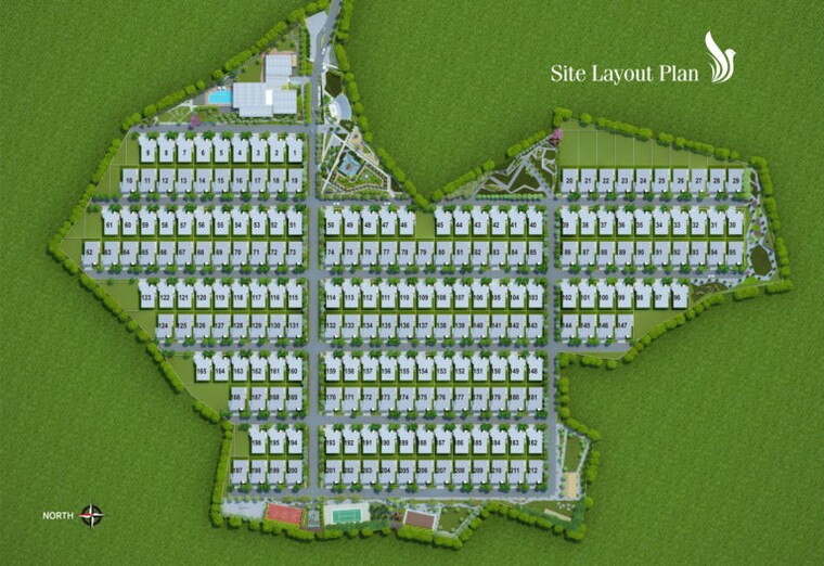 Master Plan, eipl-la-paloma-villas 4 Bedroom 4000 Sq.Ft. Villa In Mokila Hyderabad 9598131