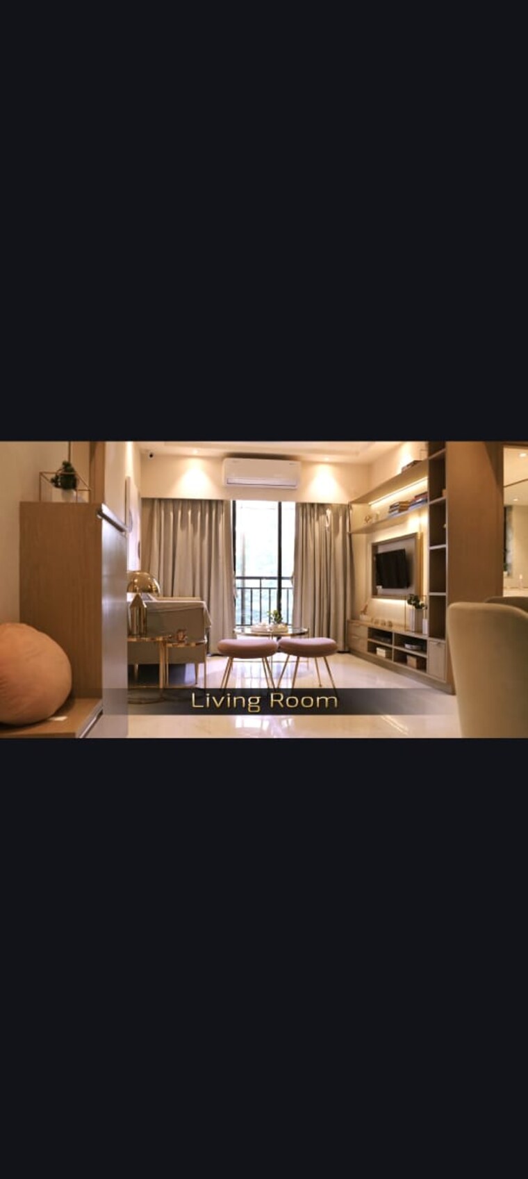 Living Room, runwal-gardens 1 Bedroom 344 Sq.Ft. Apartment In Dombivli East Thane 9598172