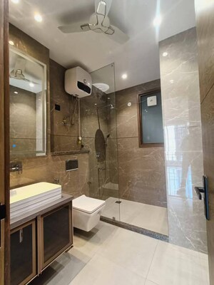Bathroom in 3 BHK Builder Floor at Saket – for Rent