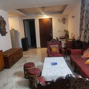 Living Room in 3 BHK Builder Floor at Saket – for Rent
