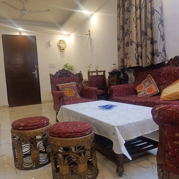 Living Room in 3 BHK Builder Floor at Saket – for Rent