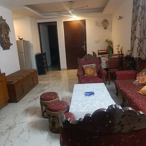 Living Room in 3 BHK Builder Floor at Saket – for Rent