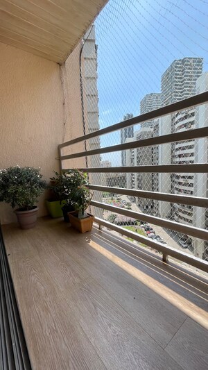 Balcony in 3 BHK Apartment at Cosmic Heights, Bhakti Park – for Rent