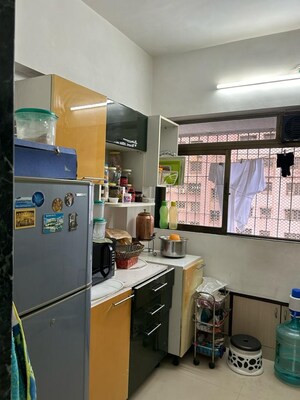 Kitchen in 1 BHK Apartment at Ajmera Odyessey Apartment, Bhakti Park – for Rent