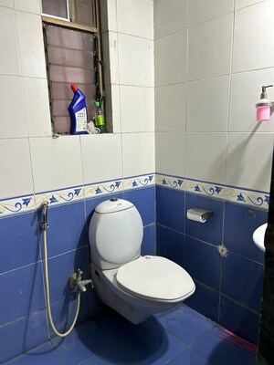 Attached Bathroom in 1 BHK Apartment at Ajmera Odyessey Apartment, Bhakti Park – for Rent