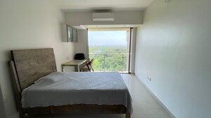 Bedroom in 3 BHK Apartment at Cosmic Heights, Bhakti Park – for Rent