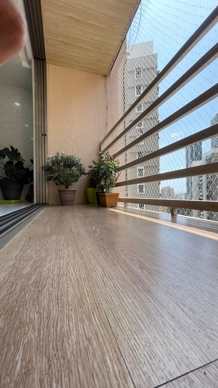 Balcony, cosmic-heights 3 Bedroom 1125 Sq.Ft. Apartment In Bhakti Park Mumbai 9598423