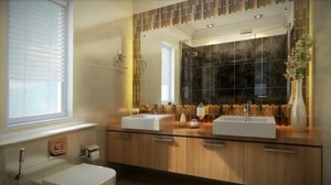 Kitchen in 3 BHK Apartment at Ambika Florence Park, North Mullanpur – for Rent