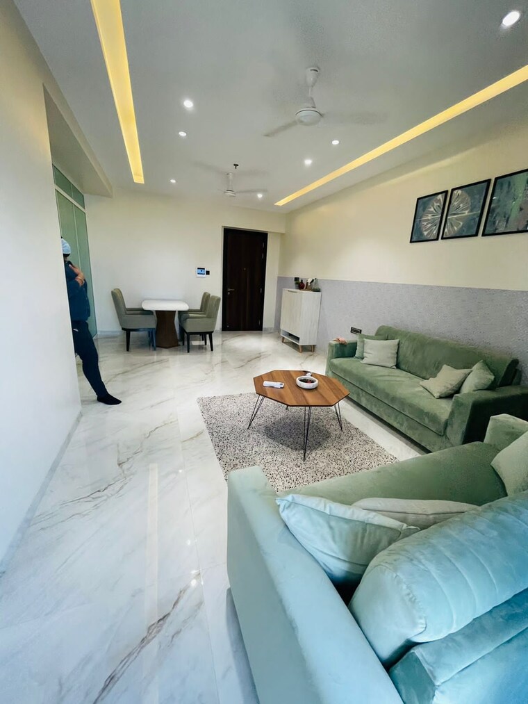 Living Room, ajmera-treon 4 Bedroom 2467 Sq.Ft. Apartment In Bhakti Park Mumbai 9598432