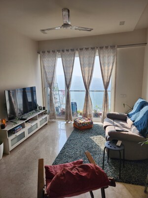 Living Room in 2 BHK Apartment at Ajmera Aeon, Bhakti Park – for Rent