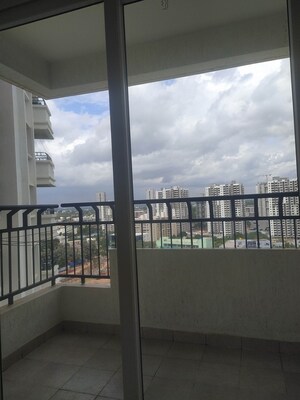 Balcony in 2 BHK Apartment at Prestige Lakeside Habitat, Varthur – for Rent
