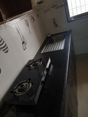 Kitchen in 1 BHK Apartment at Ajmera Odyessey Apartment, Bhakti Park – for Rent