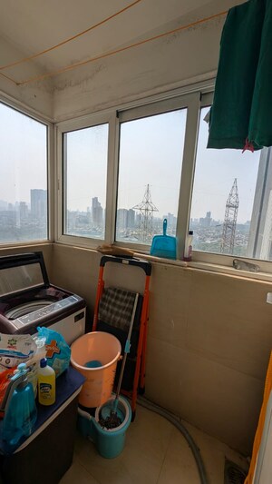 Balcony in 2 BHK Apartment at Ajmera Aeon, Bhakti Park – for Rent