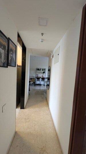 Building Lobby in 2 BHK Apartment at Ajmera Aeon, Bhakti Park – for Rent