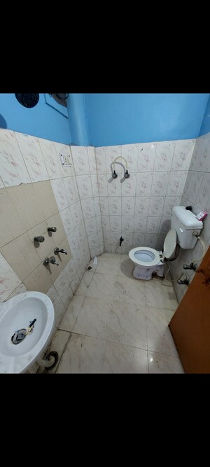 Bathroom in 1 RK Apartment at Aadharshila Apartment, Sarita Vihar – for Rent