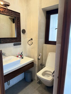 Bathroom in 2 BHK Apartment at Sagar Sangeet CHS Colaba, Colaba – for Rent