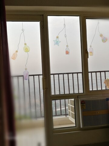 Balcony in 3 BHK Apartment at Amrapali Golf Homes, Sector 4 Greater Noida – for Rent