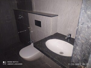 Bathroom in Studio Apartment at Gera World of Joy, Kharadi – for Rent