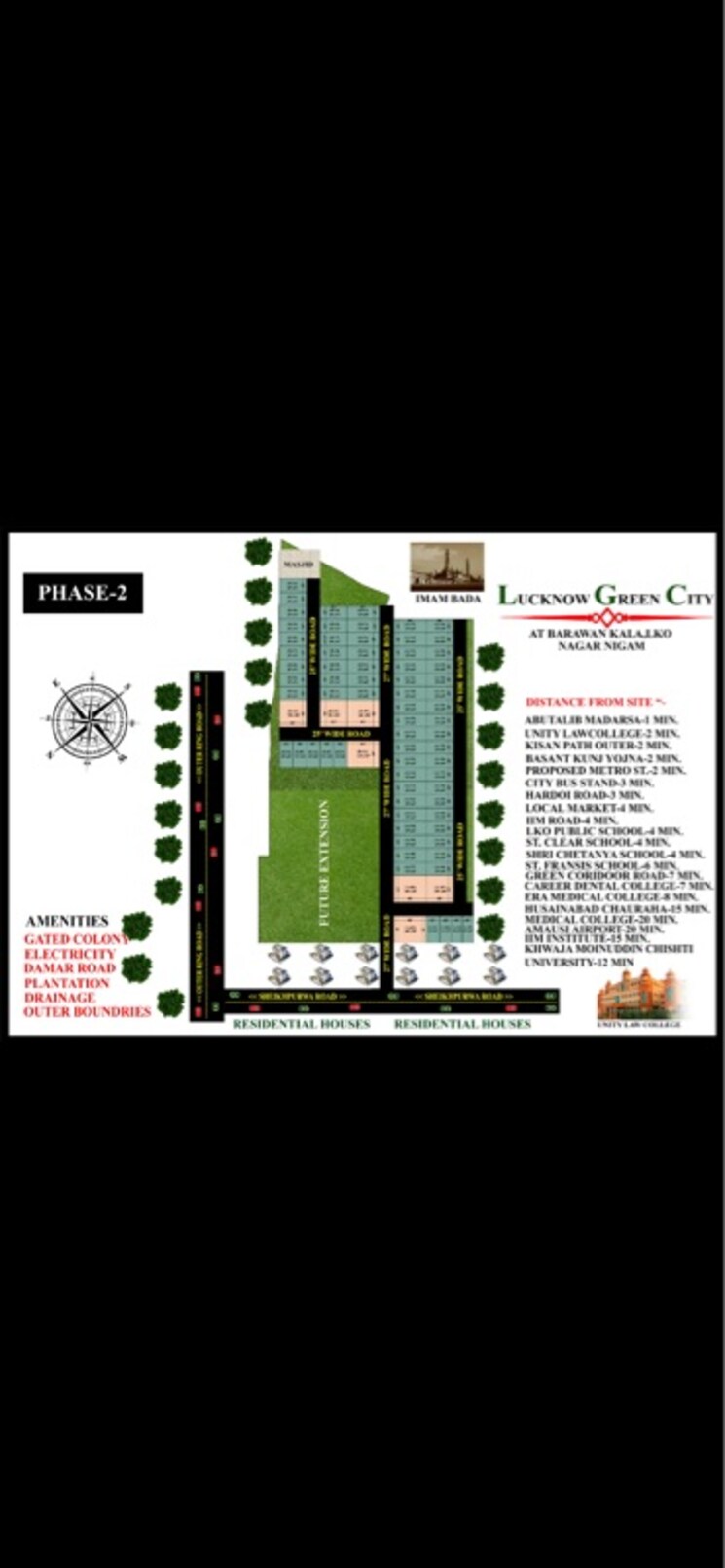 Map Location, dubagga  1000 Sq.Ft. Plot In Dubagga Lucknow 9599752