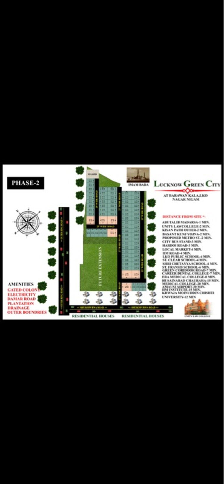 Map Location, dubagga  1000 Sq.Ft. Plot In Dubagga Lucknow 9599752