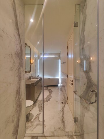 Bathroom in 2 BHK Apartment at Bhartiya Leela Residences, Thanisandra Main Road – for Sale