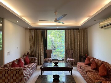 Living Room in 3 BHK Builder Floor at Green Park Extension – for Sale